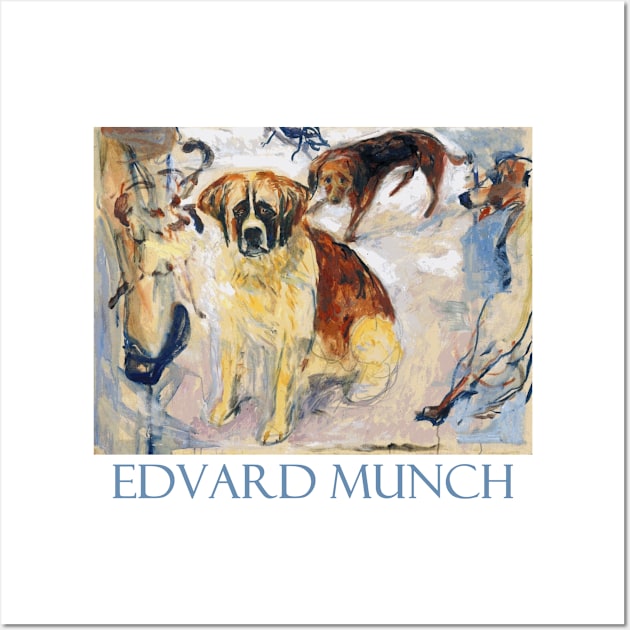 In the Kennel by Edvard Munch Wall Art by Naves